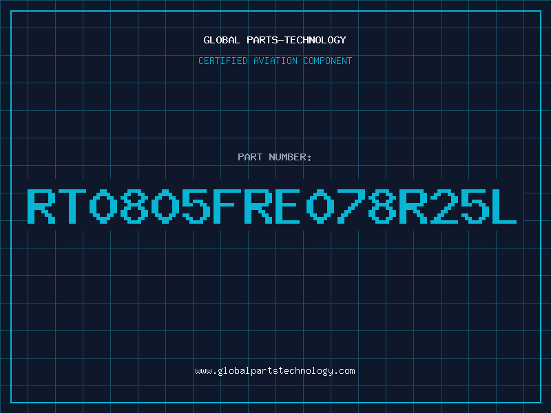 Aviation Part RT0805FRE078R25L
