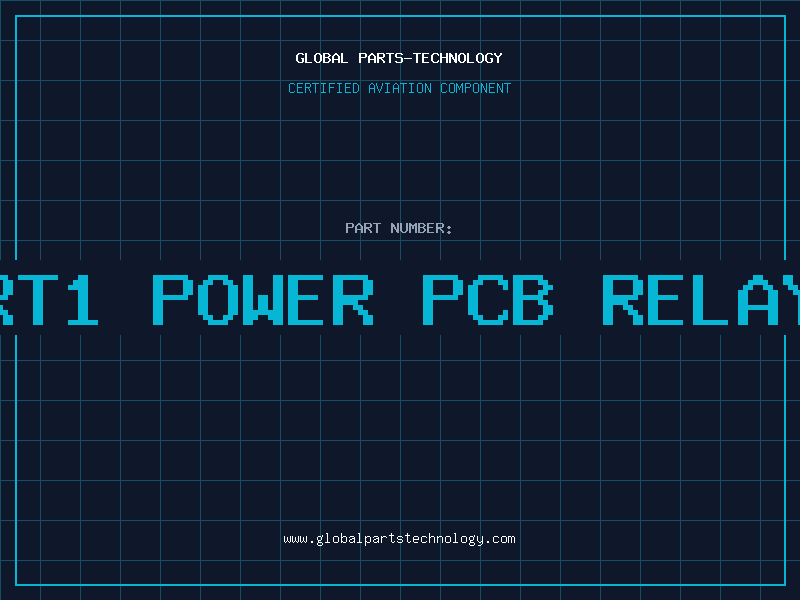 Aviation Part RT1 Power PCB Relay