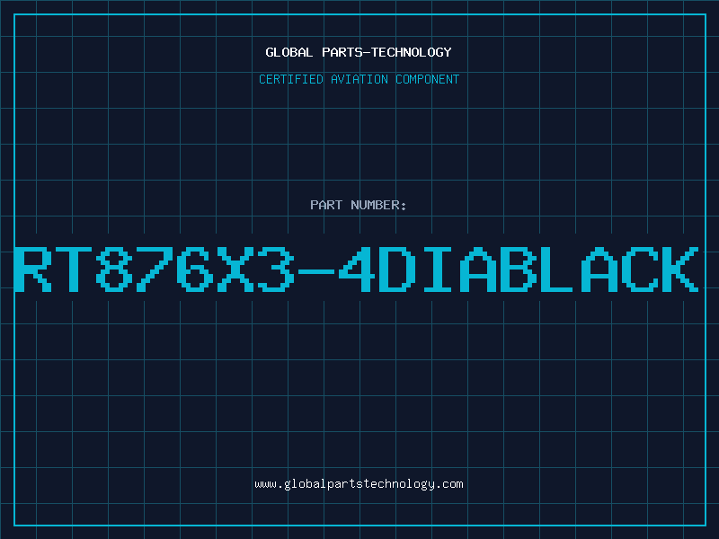 Aviation Part RT876X3-4DIABLACK
