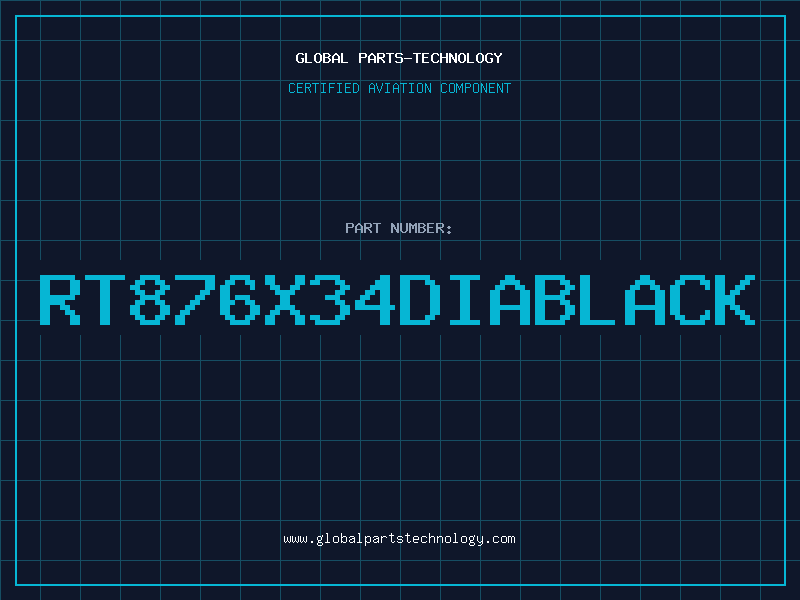 Aviation Part RT876X34DIABLACK