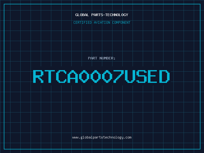 Aviation Part RTCA0007USED