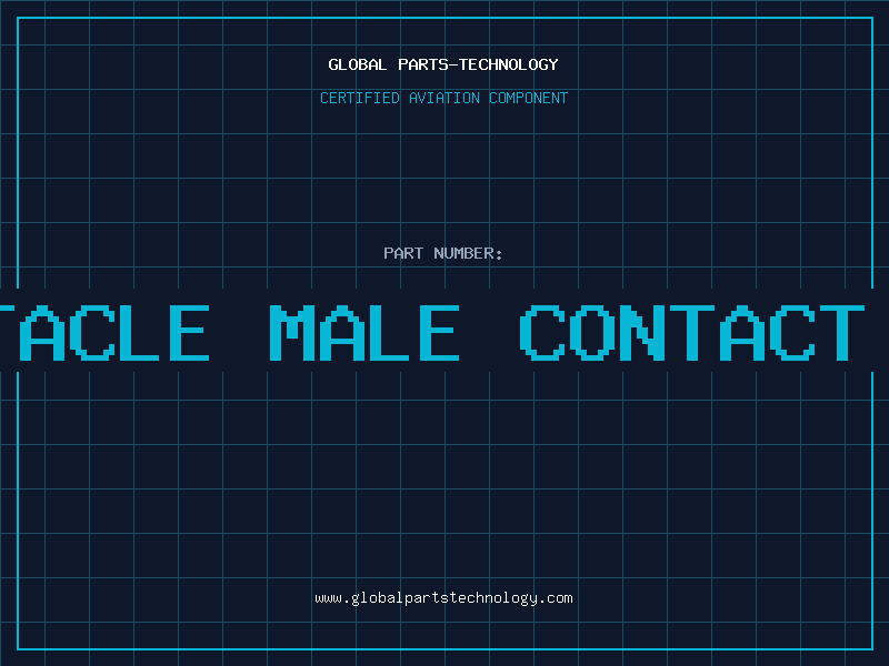 Aviation Part Receptacle Male contact Solde