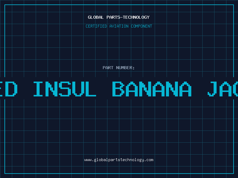 Aviation Part Red Insul Banana Jack