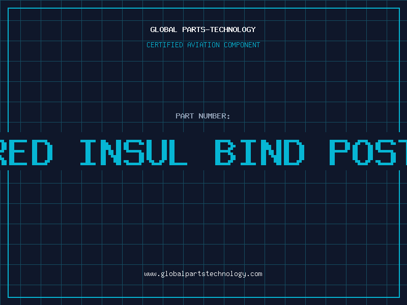 Aviation Part Red Insul Bind Post