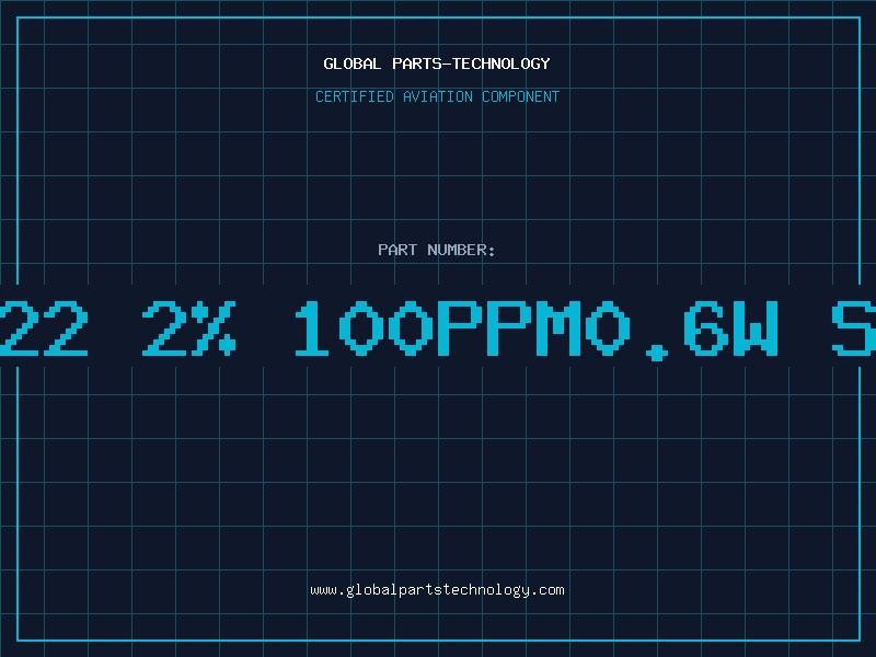 Aviation Part Res 0R22 2% 100ppm0.6w SMA0207