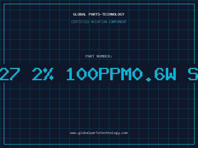 Aviation Part Res 0R27 2% 100ppm0.6w SMA0207
