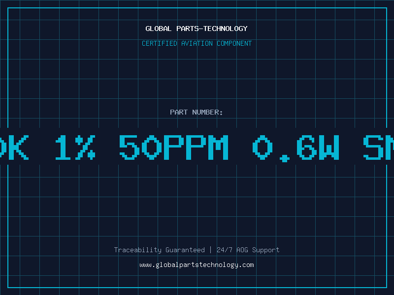Aviation Part Res 10K 1% 50ppm 0.6w SMA0207