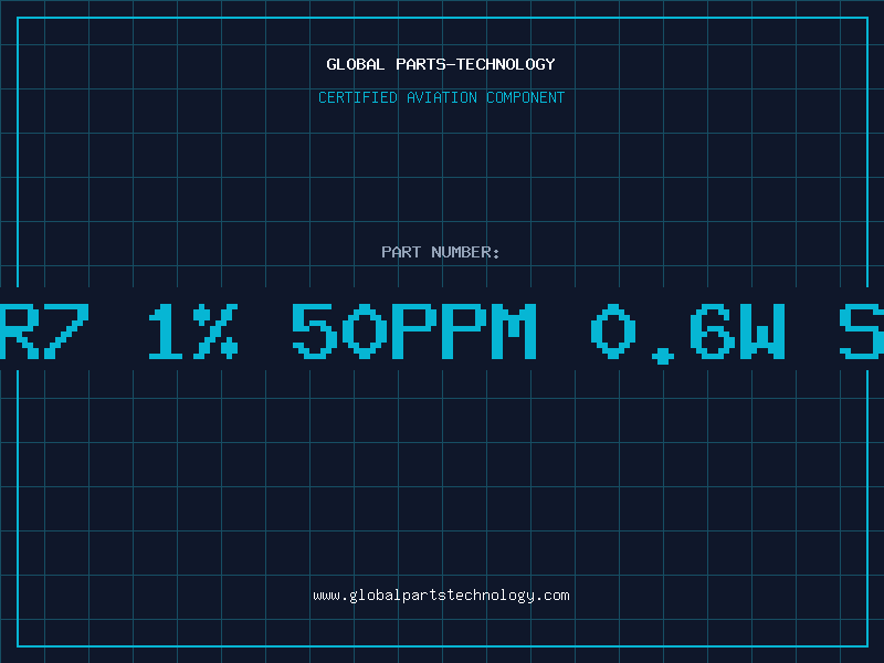 Aviation Part Res 13R7 1% 50ppm 0.6w SMA0207