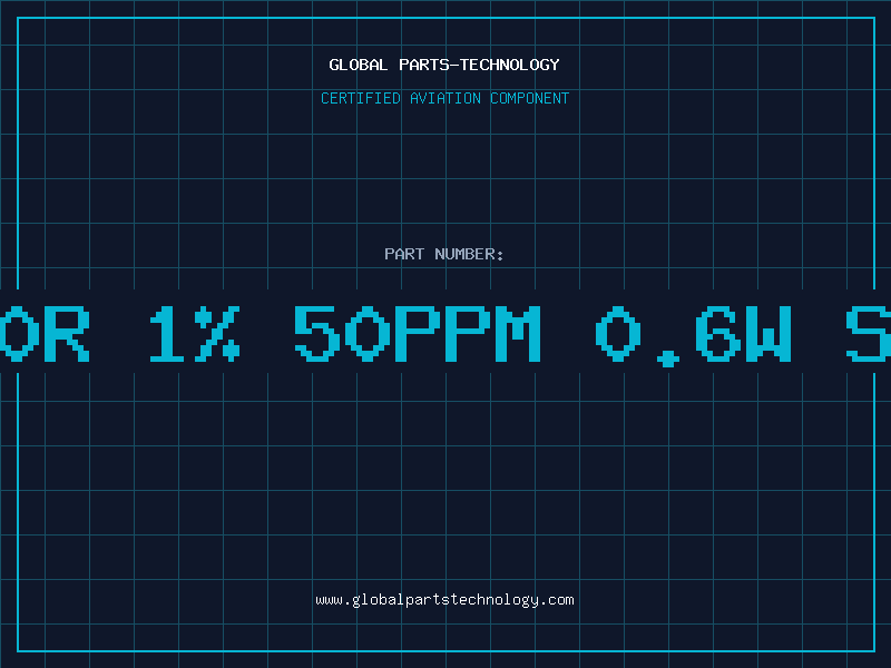 Aviation Part Res 160R 1% 50ppm 0.6w SMA0207