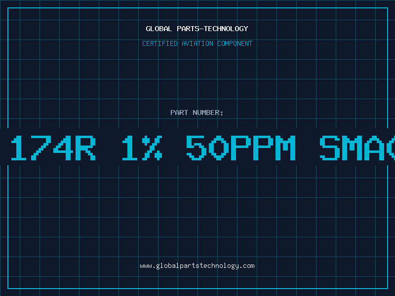 Aviation Part Res 174R 1% 50ppm SMA0204