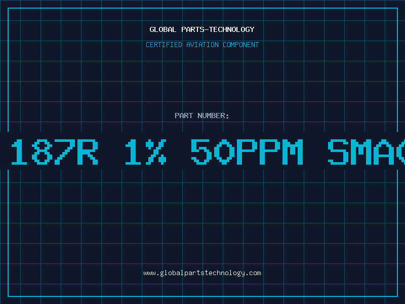 Aviation Part Res 187R 1% 50ppm SMA0204