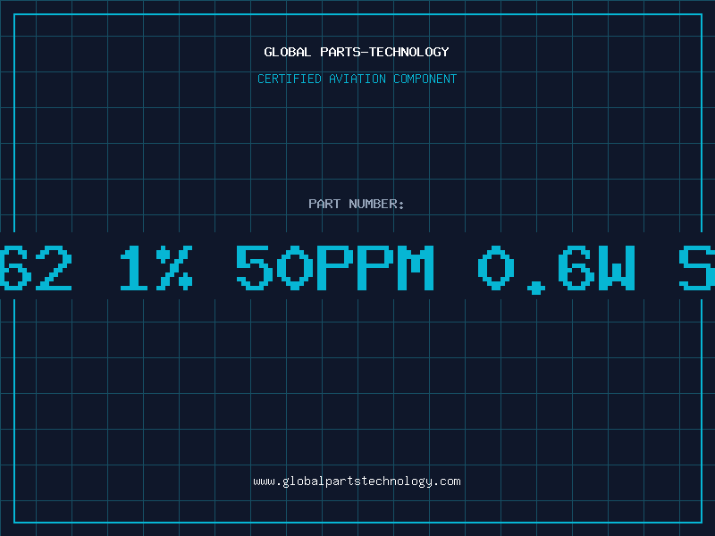 Aviation Part Res 1K62 1% 50ppm 0.6w SMA0207