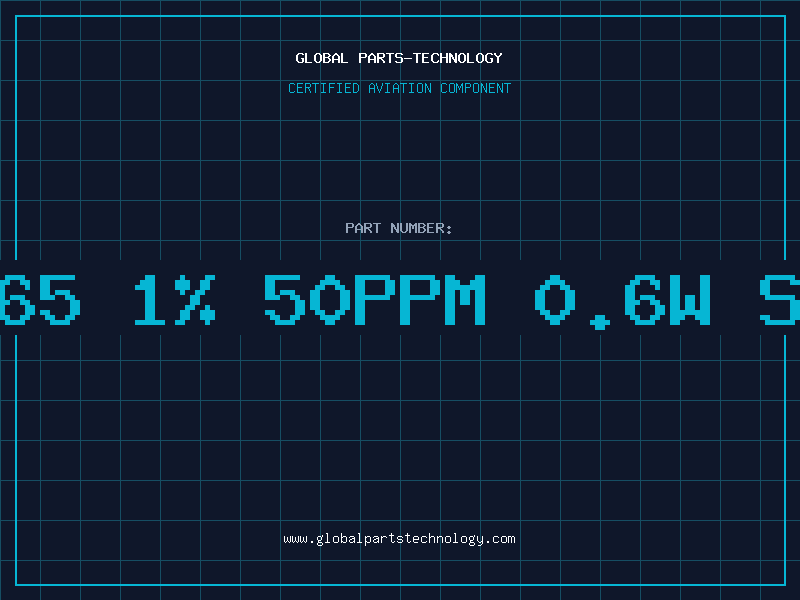 Aviation Part Res 1K65 1% 50ppm 0.6w SMA0207