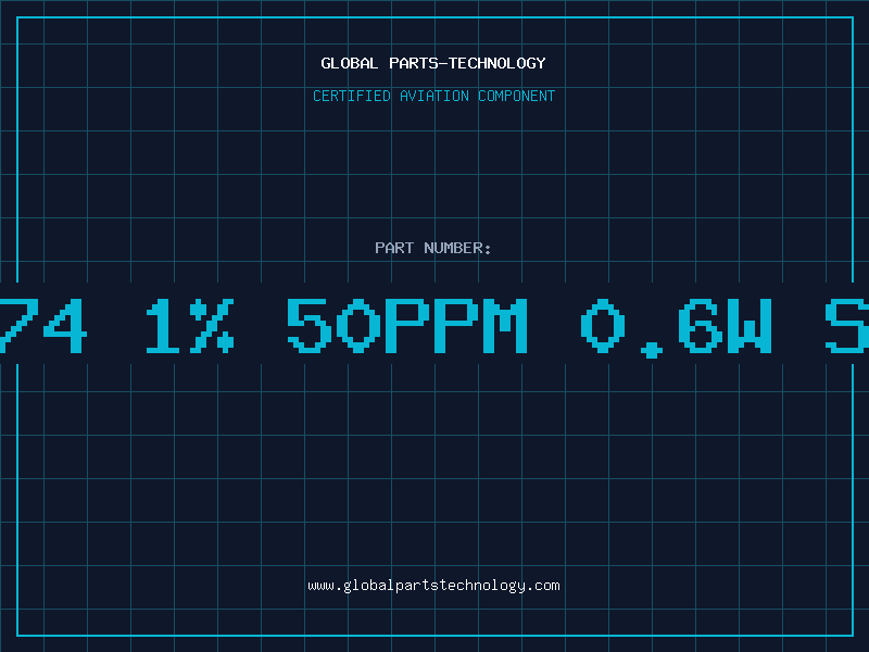Aviation Part Res 1K74 1% 50ppm 0.6w SMA0207