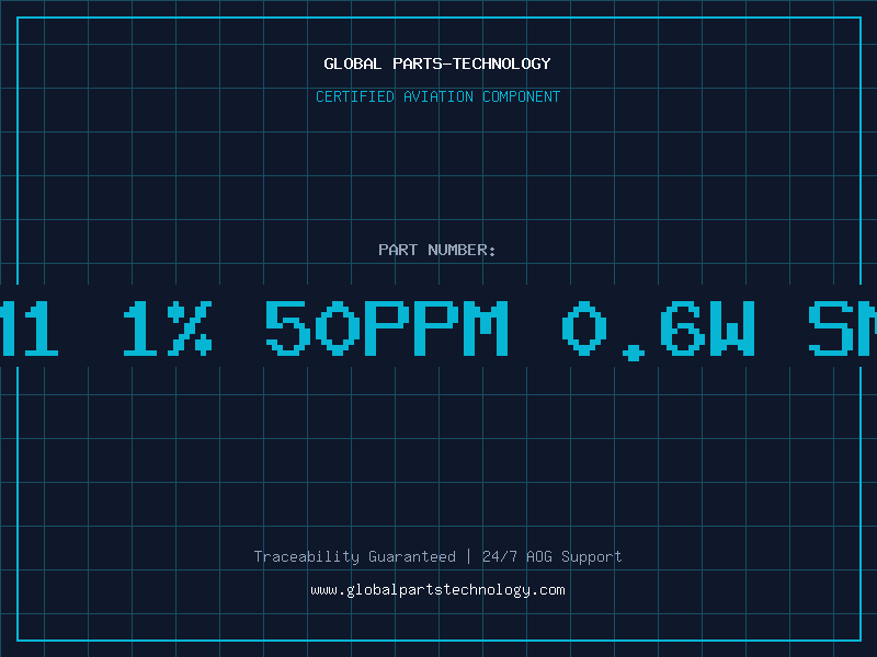 Aviation Part Res 1M1 1% 50ppm 0.6w SMA0207