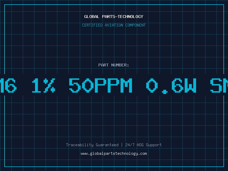 Aviation Part Res 1M6 1% 50ppm 0.6w SMA0207