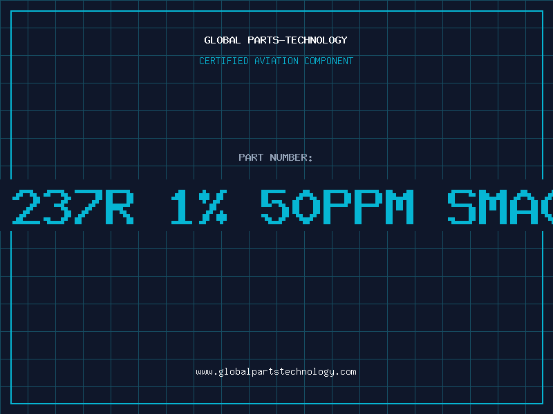 Aviation Part Res 237R 1% 50ppm SMA0204