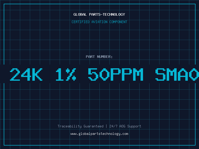Aviation Part Res 24K 1% 50ppm SMA0204