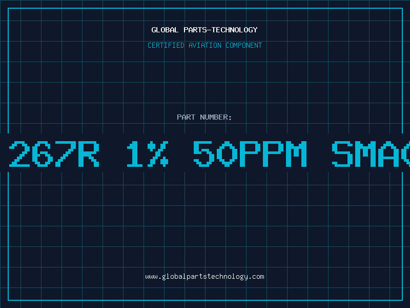 Aviation Part Res 267R 1% 50ppm SMA0204