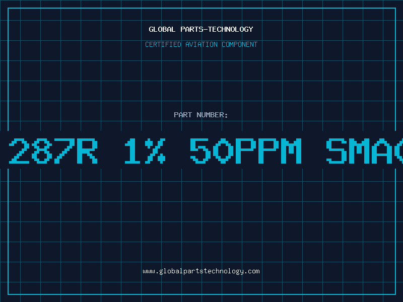 Aviation Part Res 287R 1% 50ppm SMA0204