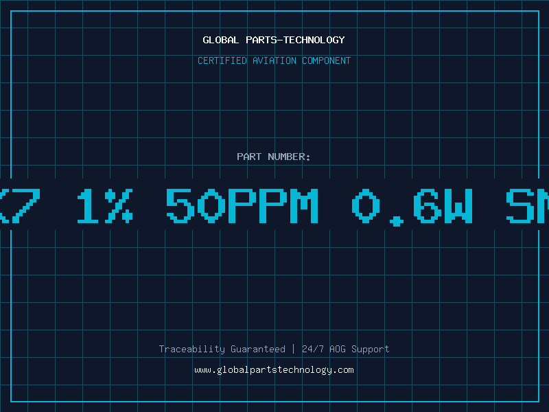 Aviation Part Res 2K7 1% 50ppm 0.6w SMA0207