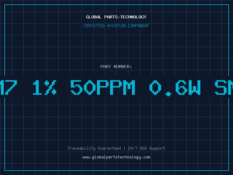 Aviation Part Res 2M7 1% 50ppm 0.6w SMA0207