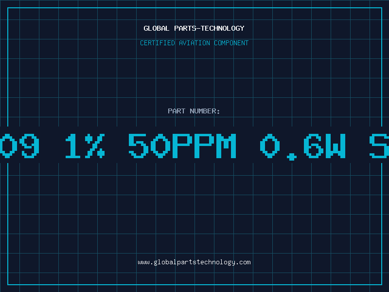 Aviation Part Res 3K09 1% 50ppm 0.6w SMA0207