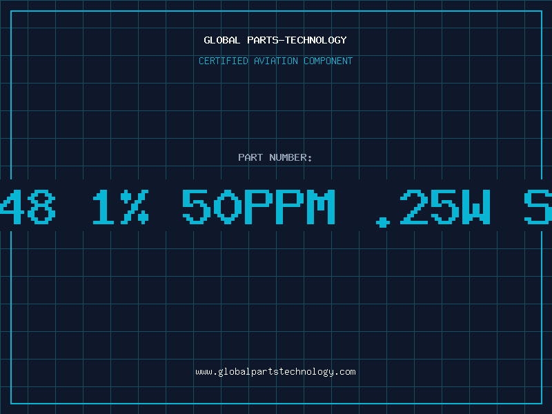 Aviation Part Res 3K48 1% 50ppm .25w SMA0204