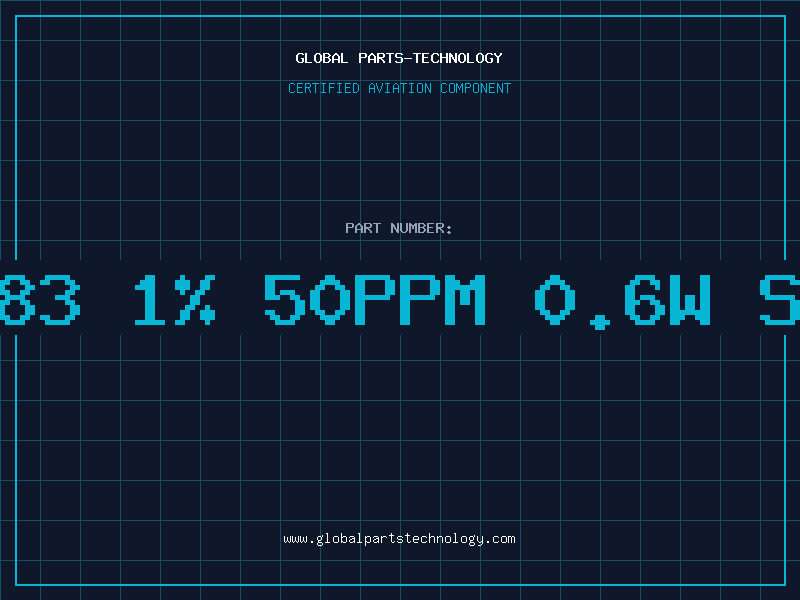 Aviation Part Res 3K83 1% 50ppm 0.6w SMA0207