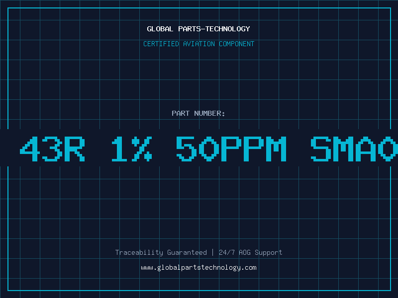 Aviation Part Res 43R 1% 50ppm SMA0204
