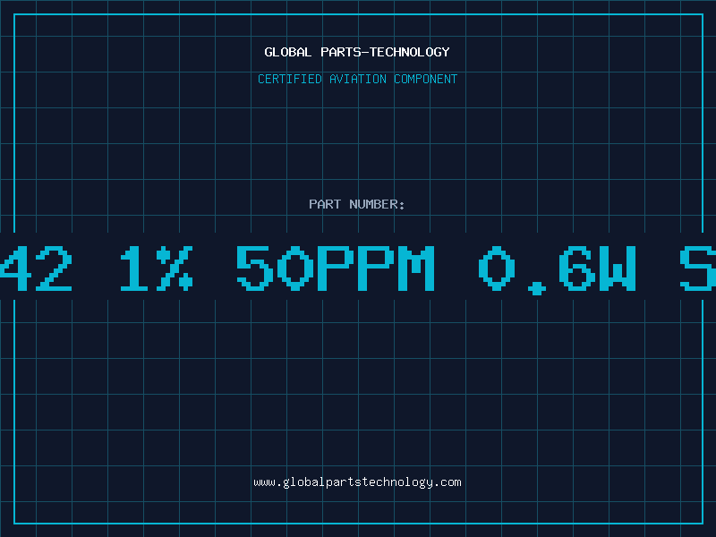 Aviation Part Res 4K42 1% 50ppm 0.6w SMA0207