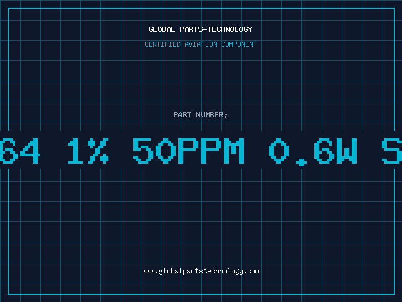 Aviation Part Res 4K64 1% 50ppm 0.6w SMA0207