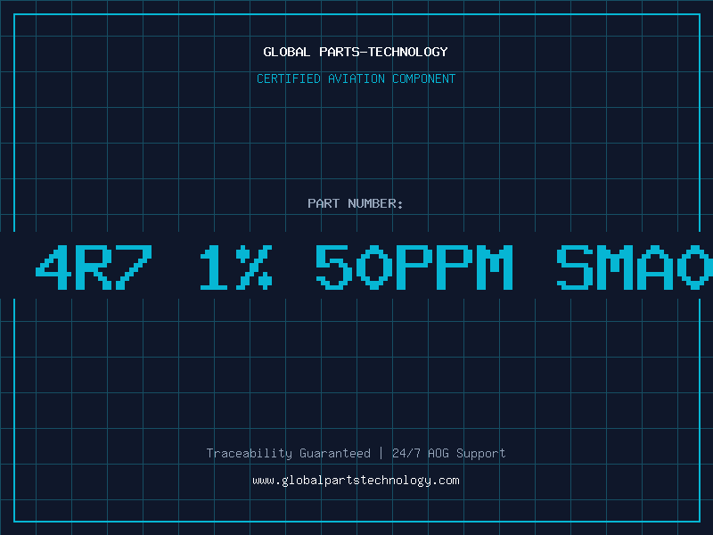 Aviation Part Res 4R7 1% 50ppm SMA0204