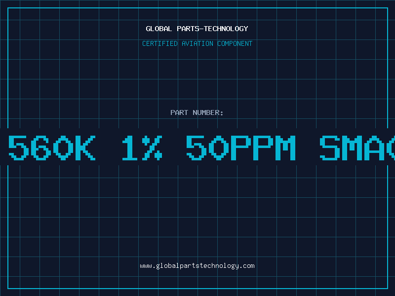 Aviation Part Res 560K 1% 50ppm SMA0204