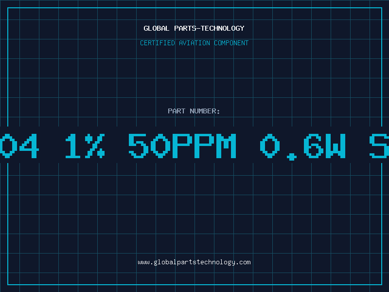Aviation Part Res 6K04 1% 50ppm 0.6w SMA0207