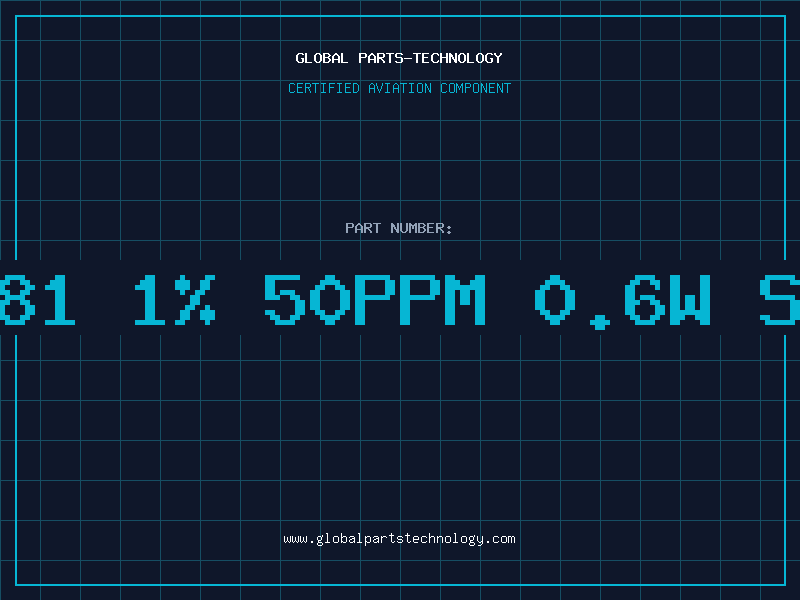 Aviation Part Res 6K81 1% 50ppm 0.6w SMA0207