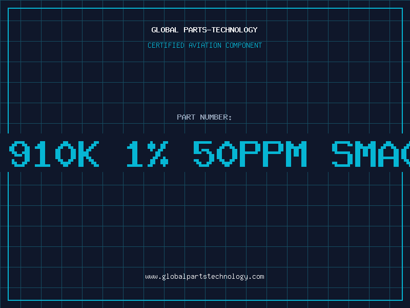Aviation Part Res 910K 1% 50ppm SMA0204