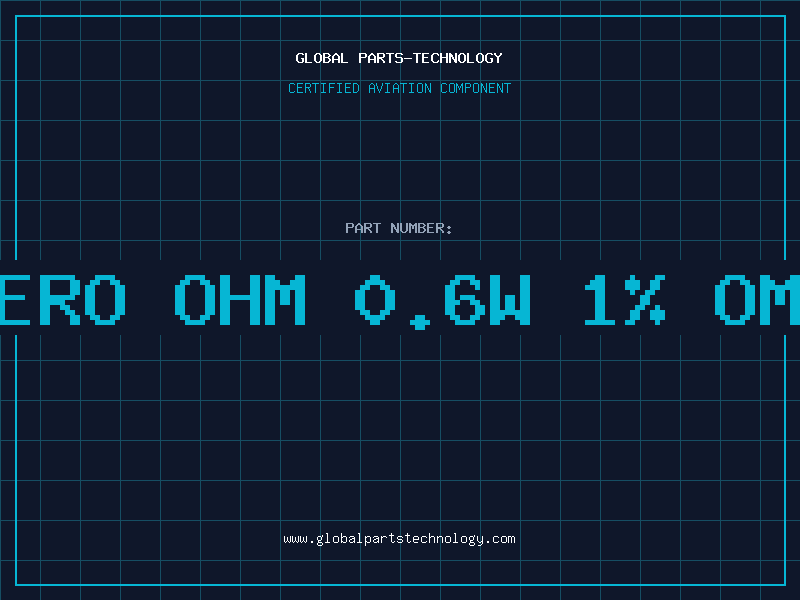 Aviation Part Res ZERO OHM 0.6w 1% OMA0207
