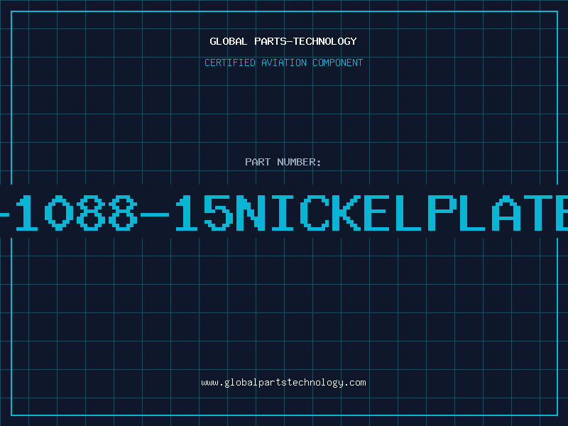 Aviation Part S-1088-15NICKELPLATED
