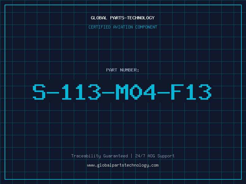 Aviation Part S-113-M04-F13