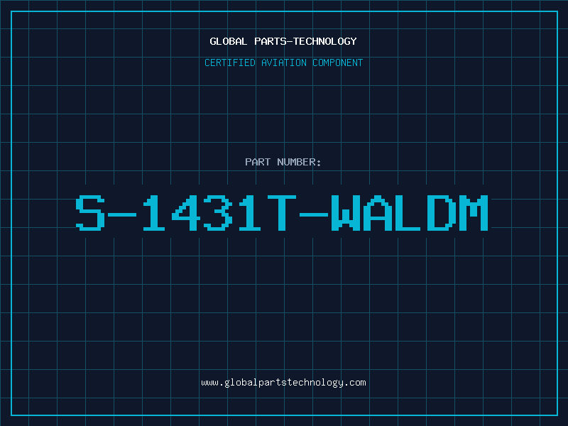 Aviation Part S-1431T-WALDM