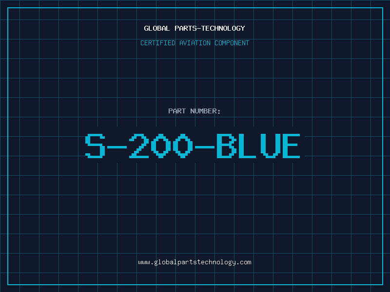 Aviation Part S-200-BLUE