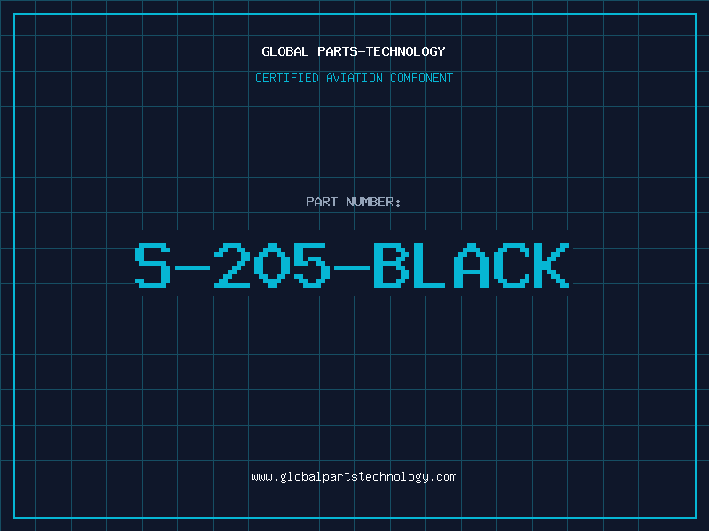 Aviation Part S-205-BLACK