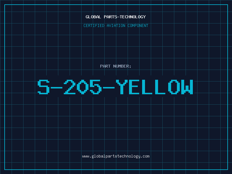 Aviation Part S-205-YELLOW