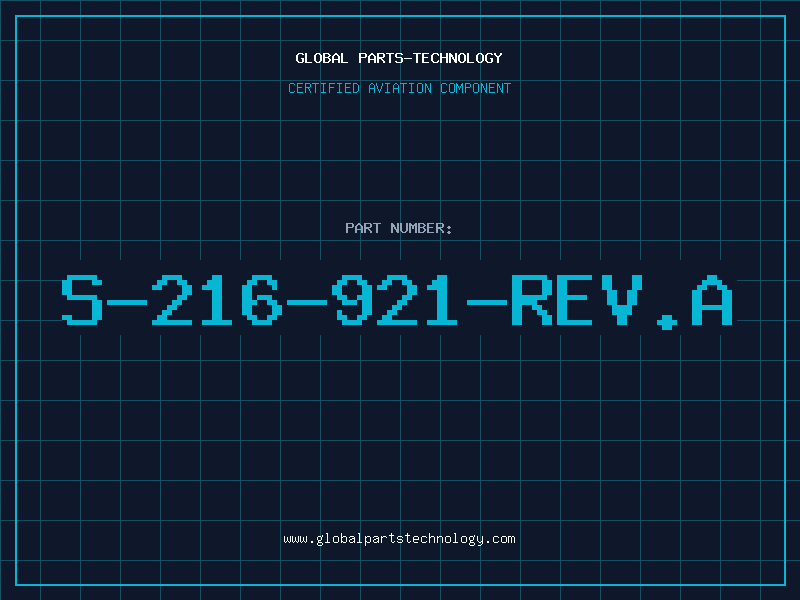 Aviation Part S-216-921-REV.A