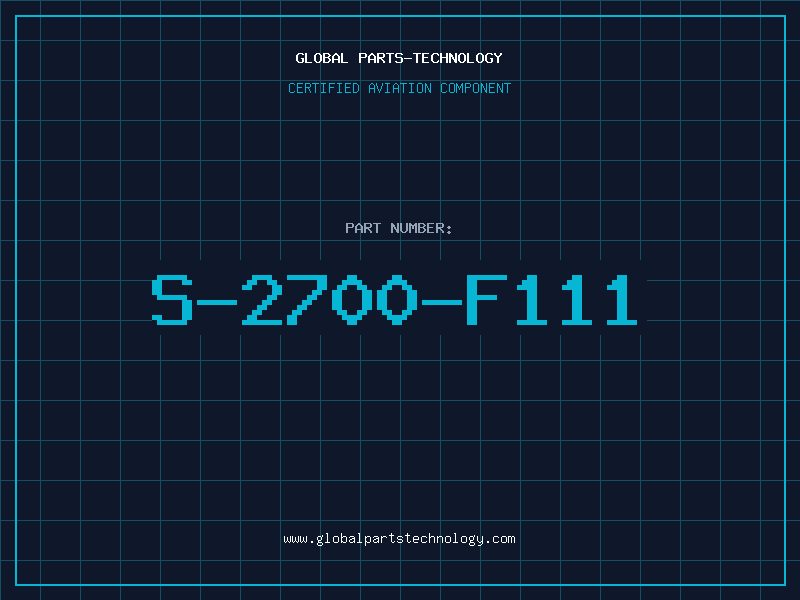 Aviation Part S-2700-F111