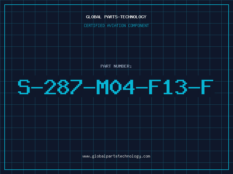 Aviation Part S-287-M04-F13-F