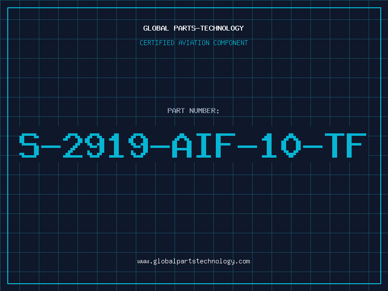 Aviation Part S-2919-AIF-10-TF