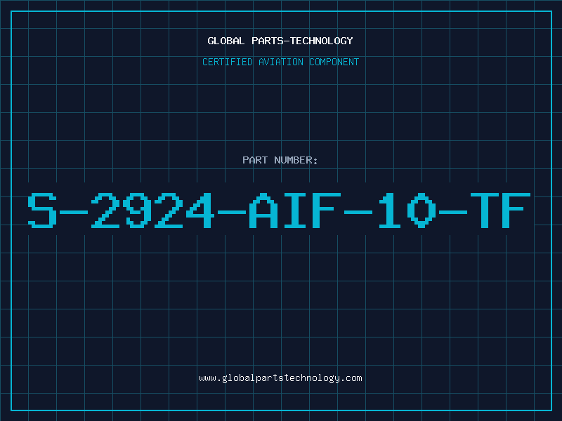 Aviation Part S-2924-AIF-10-TF