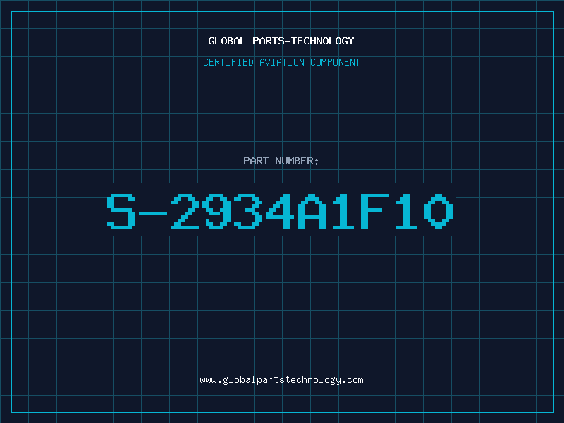 Aviation Part S-2934A1F10